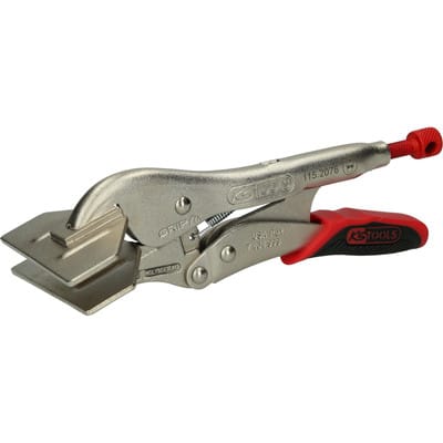 Breitmaul-Flachbacken-Gripzange mit Easy-Release, 205mm