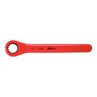 Ks Tools Ratschenringschlüssel mit Schutzisolierung, 17 mm