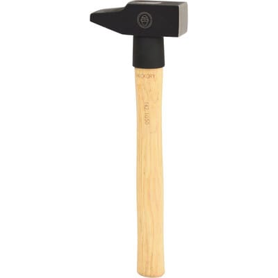 Schlosserhammer, Hickory-Stiel, französische Form, 400g