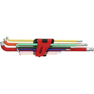 Ks Tools 151.4560 Innen-Sechskant Winkelschraubendreher-Set 1.5 mm, 2 mm, 2.5 mm, 3 mm, 4 mm, 5 mm,
