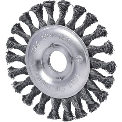 Stahldrahtrundbürste 0,5mm, ø 125mm