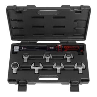 ERGOTORQUE®precision Kälte-Klima-Drehmomentschlüssel-Werkzeugsatz 20 - 100 Nm, 8-tlg