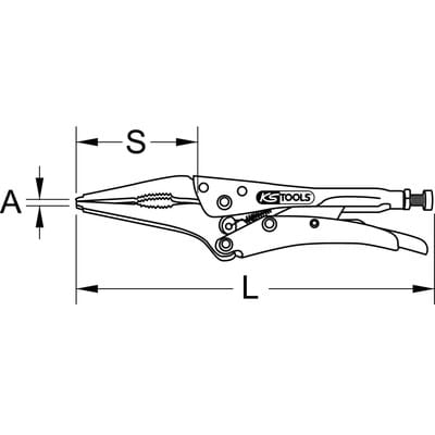 Langbacken-Gripzange, 125mm