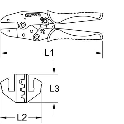 Ks tools Crimpzange für Solarlok ( 115.1520 )