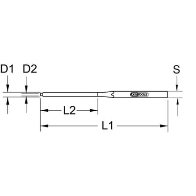 Bremsklotz-Splinttreiber, ø 4mm