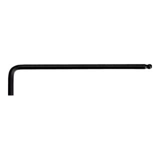 Kugelkopf-Innensechskant-Winkelstiftschlüssel phosphatiert, lang, 3,5 mm
