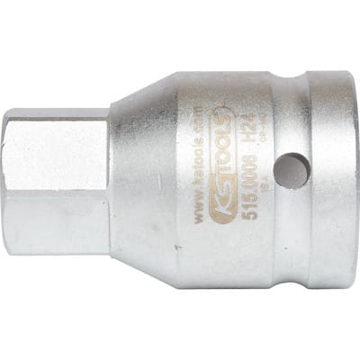 3/4' Kraft-Bit-Stecknuss Innensechskant kurz, 24mm