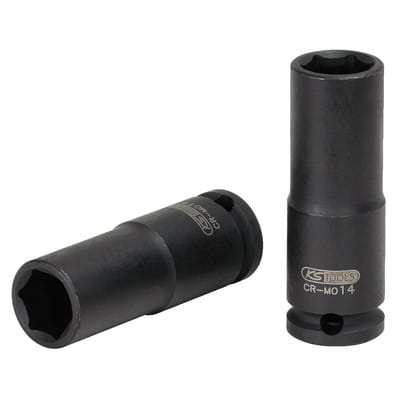 3/8' Sechskant-Kraft-Stecknuss, lang, 12mm