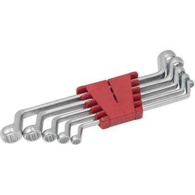 Doppel-Ringschlüssel Satz, gekröpft, 5-tlg 8-19mm