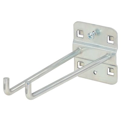 Doppelter Werkzeughalter mit senkrechtem Hakenende, ø 6 mm, 150mm
