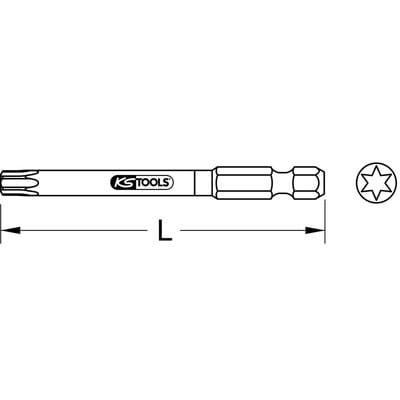 1/4' TORSIONpower Bit Torx, 75mm, T10