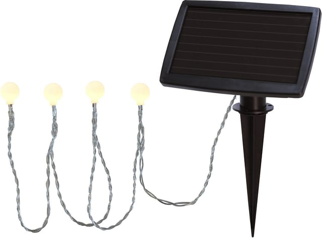 Best Season LED-Solarlichterkette, Balls, 20-teilig
