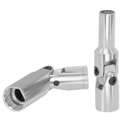 3/8' CHROMEplus® 12-kant-Stecknuss mit Gelenk, 3/4'