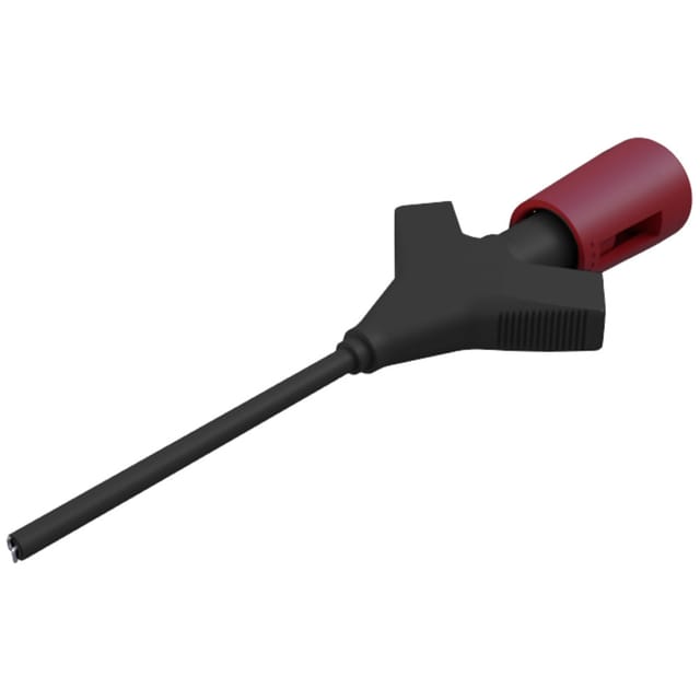 Micro-kleps rt Krokodilklemme Steckanschluss 0.64 mm Ohne Messkategorie Rot - Sks Hirschmann