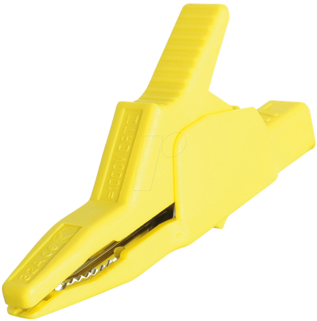 Ak 2 b 2540 i ge Sicherheits-Abgreifklemme Steckanschluss 4 mm cat ii 1000 v Gelb - Sks Hirschmann