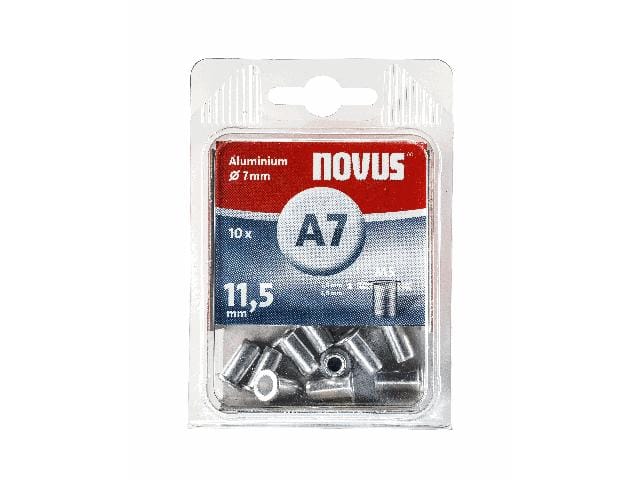 Alu Nietmuttern 5 x 11,5 (10 Stk) - Novus