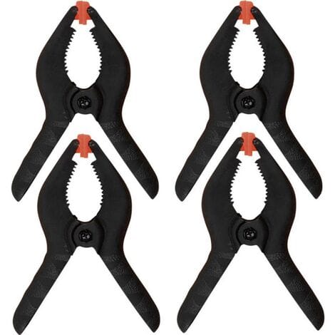 Donau Elektronik - 4tlg. Minispannzwingenset 19-2S Produktabmessung, Länge: 85 mm Ausladungs-Maße:35
