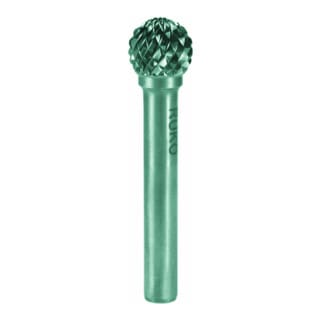 Ruko - 116042 Frässtift Hartmetall Kugel 8 mm Länge 47 mm Schaftdurchmesser 6 mm