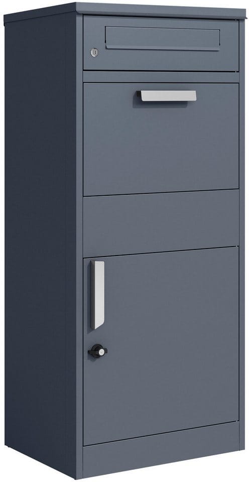Westmann - Stahl Paketbox Pedro Anthrazit 50x37x112 cm