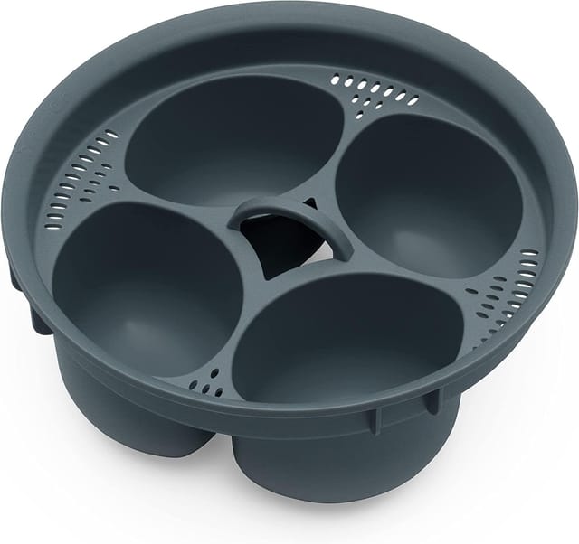 Eierpochierer – 4 Eier – Form Für Gekochte Eier, Frühstück, Eierkocher, Pochierte Eier, Form Für Pochierte Eier, Silikon-eierkocher, Zubehör Für Thermomix Tm6, Tm5, Tm31