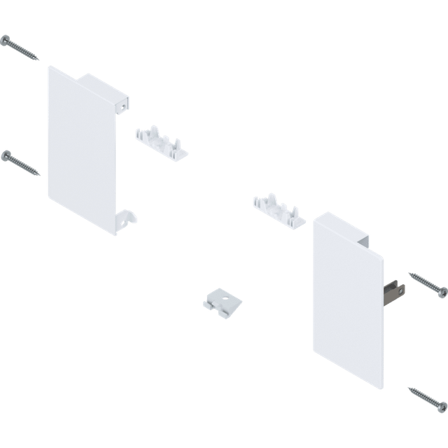 Blum - merivobox Fronthalter, Höhe m für Innenschubkasten, links/rechts, seidenw.
