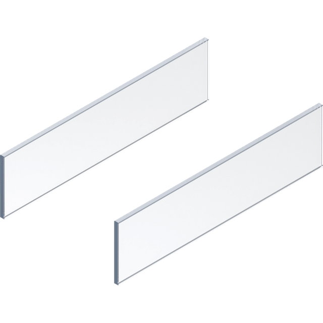 Merivobox Einschubelement Glas klar, nl 450, h: 95, Stärke: 8mm (Set) - Blum
