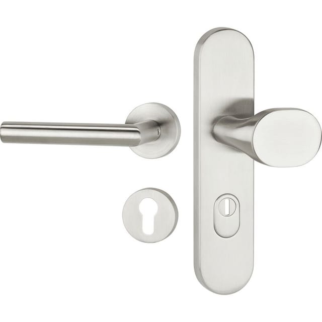 Hermat - ZT-EN2-Kombi-Schutz-Wechselgarnitur 1802 Basic 02 Edelstahl matt