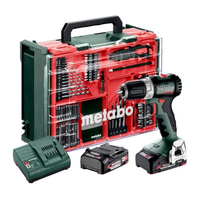 Metabo BS 18 L BL Akku-Bohrschrauber inkl. Koffer + 2 Akkus 2.0Ah + Zubehör