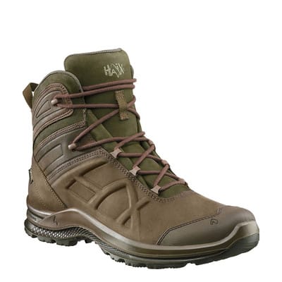 Haix - Trekkingstiefel be Nature gtx mid Größe 10 (45) braun/grün Nubukleder