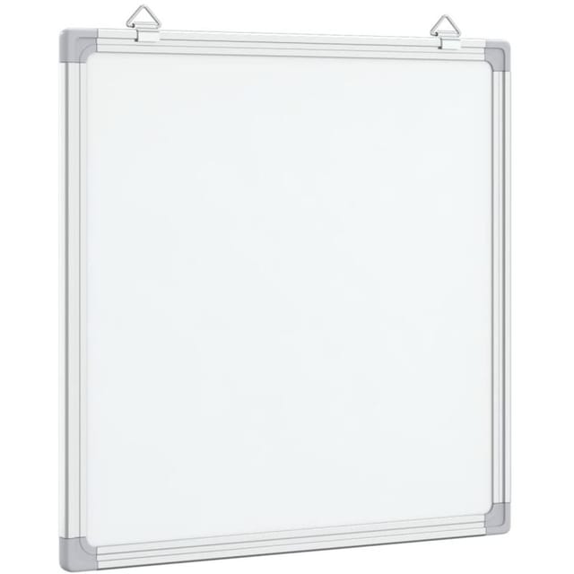 Magnetisches Whiteboard 40x40x1,7 cm Aluminium vidaXL