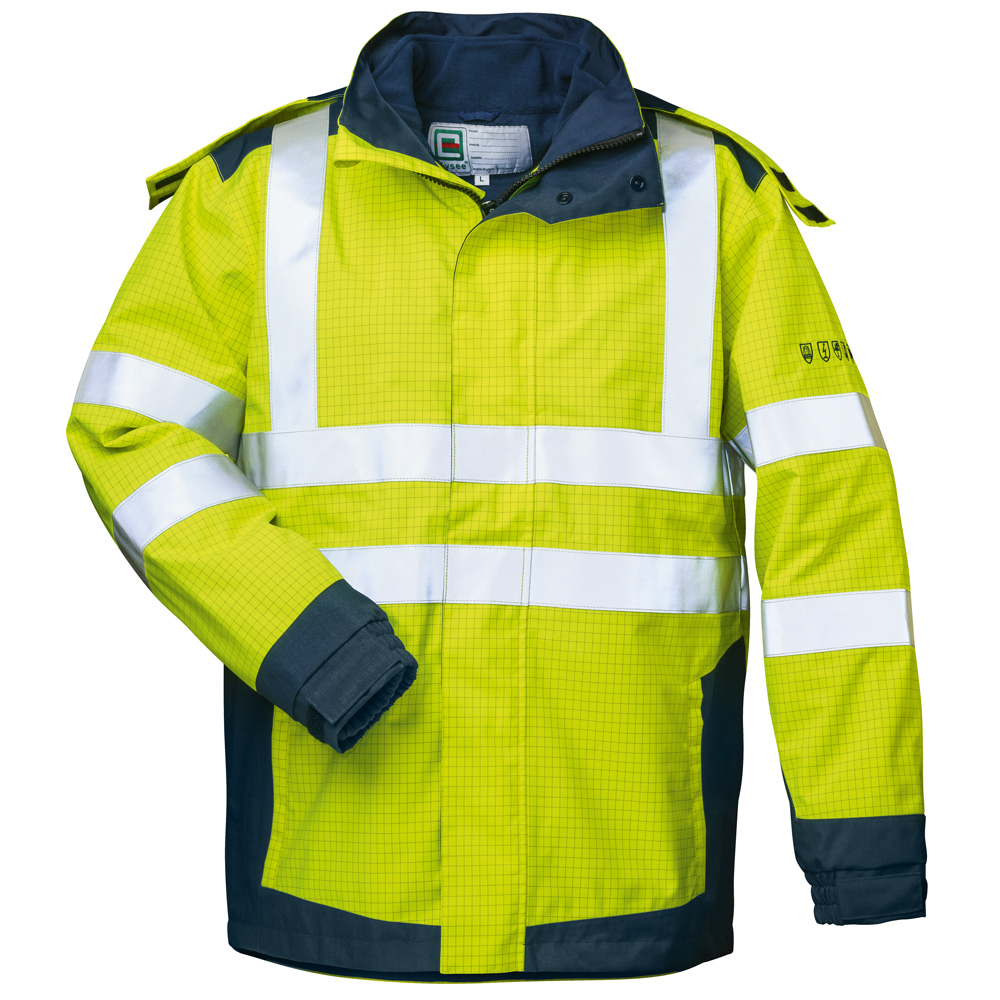 Elysee Multinorm-parka 3in1 Gerhard 23415 Gr. S Leuchtgelb/marine