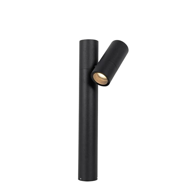 Stehende Außenleuchte schwarz 50 cm verstellbar - Duo