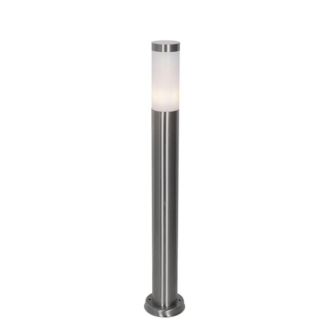 Moderne Außen-Mastleuchte Stahl mit Opal 80 cm IP44 - Rox