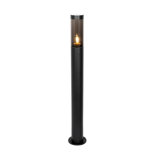Moderne schwarze Außen-Mastleuchte 80 cm IP44 - Rox