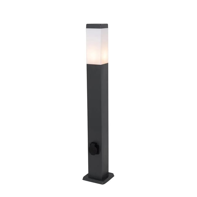 Außenleuchte Dunkelgrau 80 cm mit Fassung IP44 - Malios