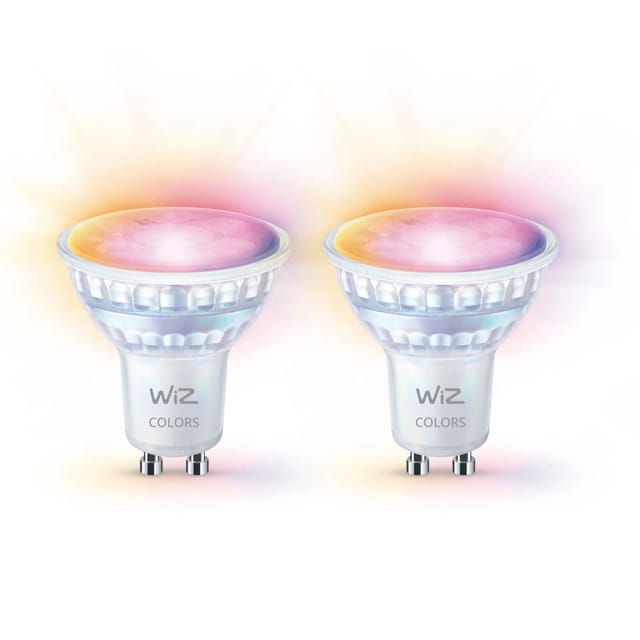 WIZ - 8720169076723 led eek f (a - g) GU10 Reflektor 4.7 w Warmweiß bis Kaltweiß, rgbw 2 St.