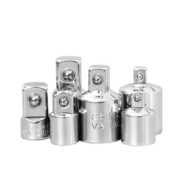 BEBUSINGOTO 6-teiliges Steckschlüssel-Adapterset, Ratschenadapter-Reduzierstück 1/2" auf 3/8", 3/8" auf 1/2", 1/2" auf 1/4", 1/4" auf 1/2", 1/4" auf