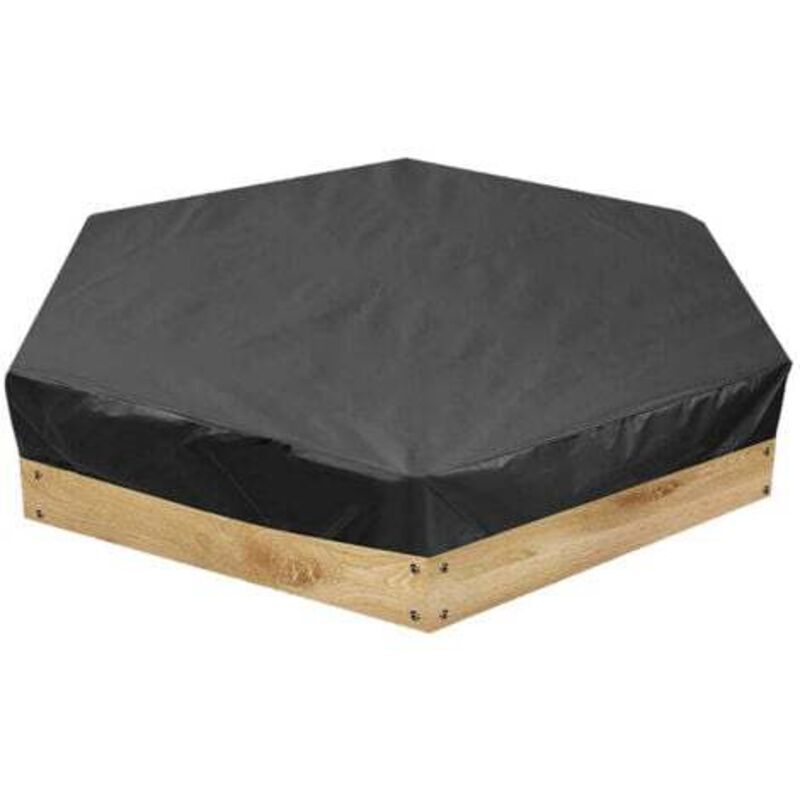 Sandkastenabdeckung Für Kinder, Sandkastenplane, Sandkasten Mit Deckel, Kinder-sandkasten Aus 190t Polyestergewebe, Wasserdicht Und Kältebeständig Für Garten Und Freizeit (180 X 150 X 20 Cm) - Crezuo