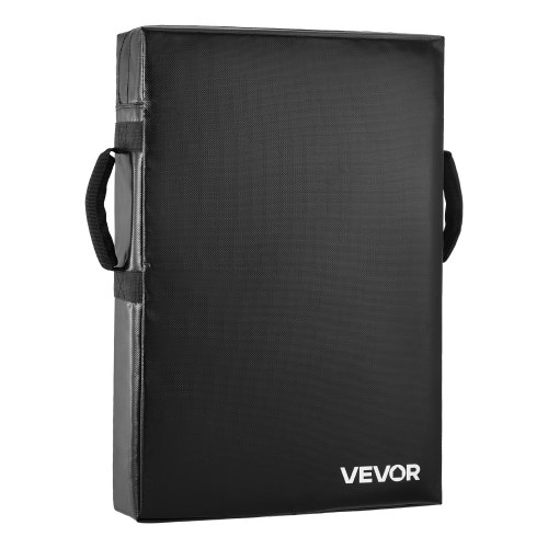 VEVOR Fußball Blocking Dummy Blocking-Pads (600 x 405 x 120 mm), Kick-Shield-Pad mit Griffen, Tackling-Dummies aus hochdichtem Schwamm, Trainingsgerät für Basketball Hockey Lacrosse Schwarz, 1 Stk.