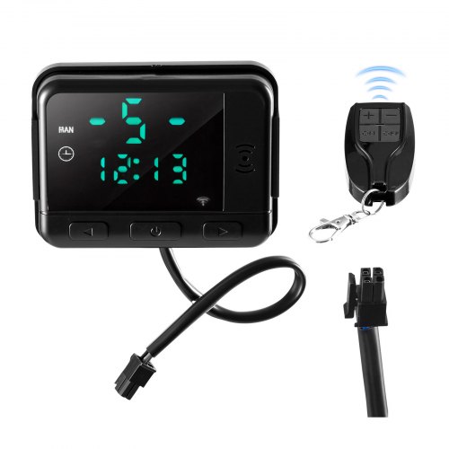 Vevor Diesel Luftheizungsregler, Dc 5 V Universal-thermostatschalter Für Dieselheizung, Standheizungsregler Mit Lcd Display & Fernbedienung, Dieselheizungsschalter Für 2 Kw/5 Kw/8 Kw Standheizungen