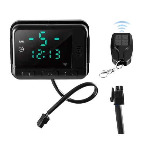 Vevor Diesel Luftheizungsregler, Dc 5 V Universal-thermostatschalter Für Dieselheizung, Standheizungsregler Mit Lcd Display & Fernbedienung, Dieselheizungsschalter Für 2 Kw/5 Kw/8 Kw Standheizungen