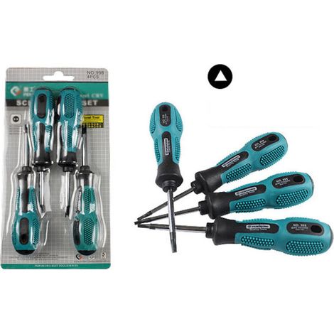 4-teiliges Magnetisches Dreieck-schraubendreher-set Reparaturwerkzeug 1,8 Mm/2,0 Mm/2,3 Mm/3,0 Mm X 50 Mm (△-typ)
