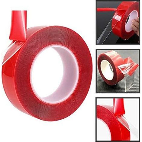 3 M X 2 Cm Doppelseitiges, Transparentes Acryl-montageband Mit Klebeschaum – Wetterfester Klebstoff – Hitzebeständig