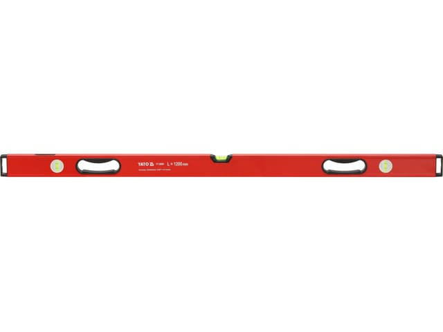 Aluminium-Wasserwaage 1200 mm mit Griff und 3 Libellen