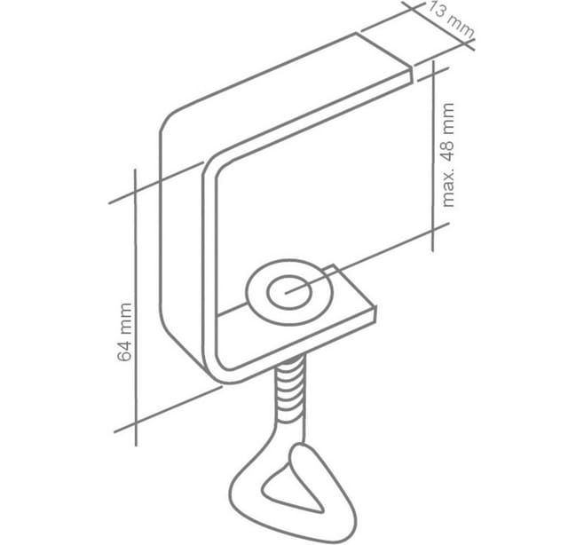 Tischklemmen (Zwingen) 2 Stück Donau Elektronik M24