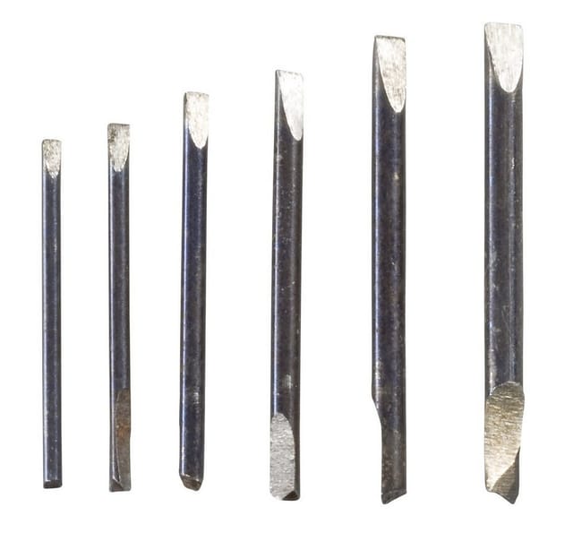 TOOLCRAFT 12-delig Uhrmacher-Schraubendreher-Satz 12teilig Klingenbreite: 0.8 mm, 1 mm, 1.2 mm, 1.4