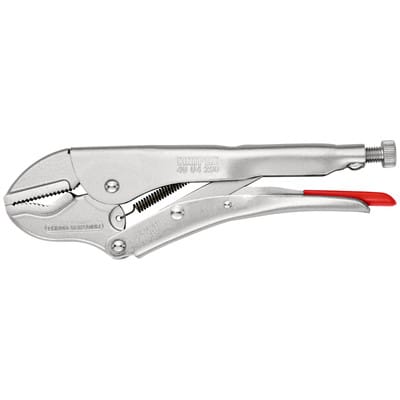 40 04 250 Gripzange Gerade mit Prismenaussparung 0 - 35 mm 250 mm - Knipex