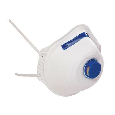 Ekastu 411 281 Feinstaubmaske mit Ventil FFP2 12 St. EN 149:2009 DIN 149:2009