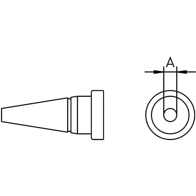 Weller - lt-cs Lötspitze Rundform Spitzen-Größe 3.2 mm Inhalt 1 St.