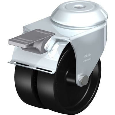 Blickle - 285320 lmda-poa 75G-FI Doppel-Lenkrolle Rad-Durchmesser: 75 mm Tragfähigkeit (max.): 100 kg